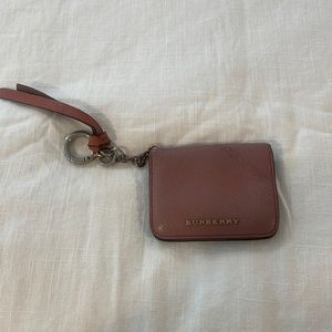 Burberry wallet with keychain